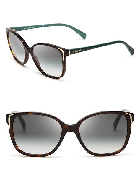 prada polarized green square sunglasses|nordstrom prada sunglasses.